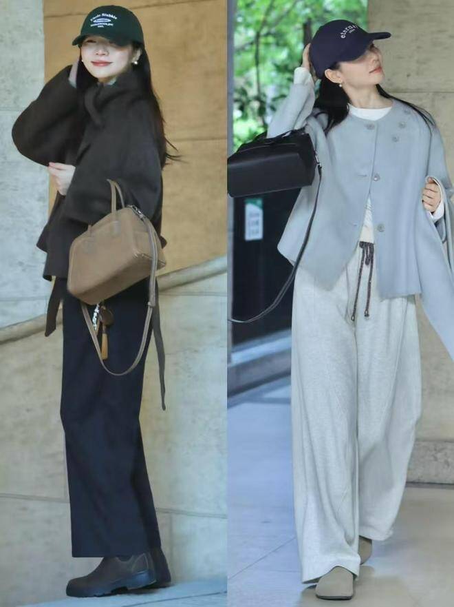 So với áo khoác dài, kiểu áo khoác này phối với quần ống rộng amp;#34;đỉnh chópamp;#34; hơn hẳn lại kéo chân dài cả mét - 5