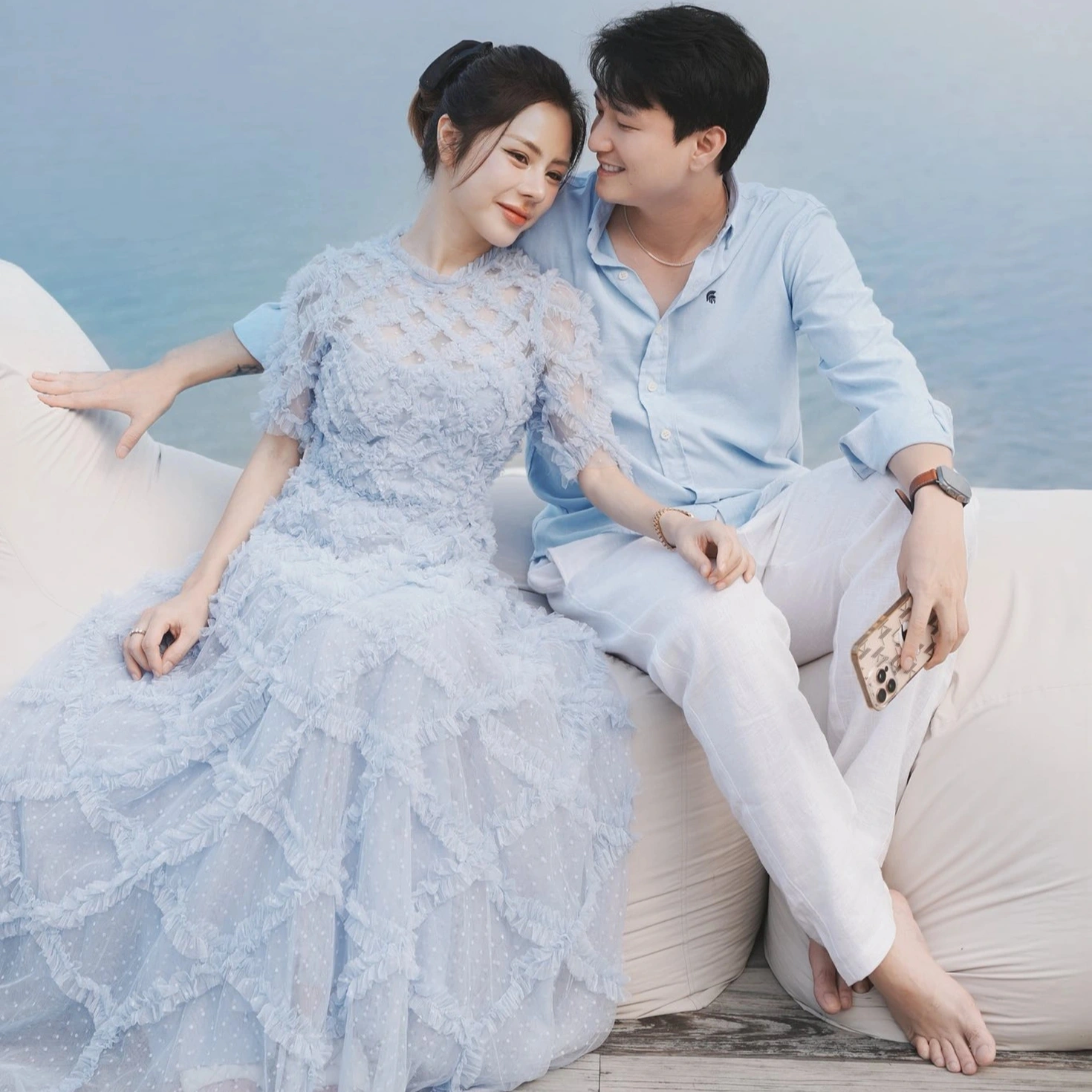 Bạch Lan Phương từng trải qua 1 lần đổ vỡ hôn nhân nhưng nay cô đang có cuộc sống hạnh phúc bên nam diễn viên Huỳnh Anh.