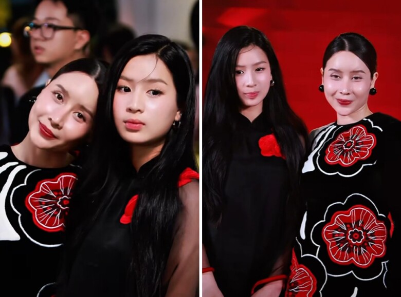 Vừa xuất hiện cùng mẹ, con gái Lưu Hương Giang - Hồ Hoài Anh đã chiếm trọn spolight - 1