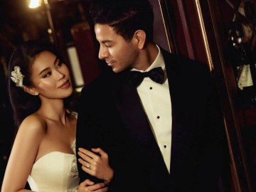 "Công chúa hàng hiệu" Tiên Nguyễn khoe đường cong bên chồng