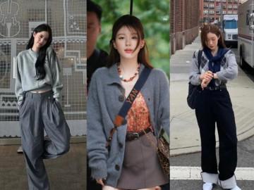 Kiểu áo "tinh hoa hội tụ" thay thế áo len, chị em 30+ hay U60 đều diện được, mặc theo cách này càng thêm tinh tế