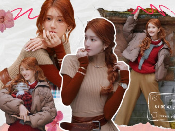 Đẹp - Học từ Triệu Lộ Tư cách để tóc màu nâu cam đẹp như mộng, giúp chị em trẻ lại 10 tuổi, để mặt mộc vẫn xinh