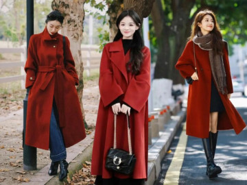 Thời trang - Trót mua áo khoác đỏ diện Tết, đây là 8 cách phối đồ giúp bạn khỏi lo "sến", càng mặc càng sang