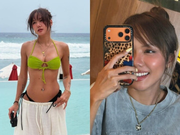 Đẹp - "Vợ quốc dân" Phương Ly ngày càng táo bạo sau khi đổi màu da, diện bikini o ép vòng 1 đến "ná thở"