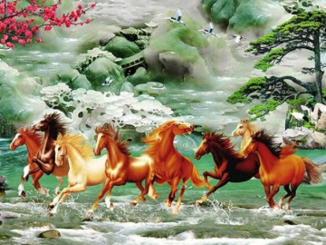 Tại sao bức tranh phong thủy "mã đáo thành công" luôn có tám con ngựa? Đây là 12 sự thật thú vị về loài vật này