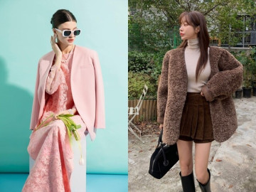 Thời trang - 5 kiểu áo khoác phối với áo dài hay váy đầm đều đẹp, chị em đi du xuân vừa ấm áp vừa sành điệu