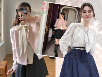 Mùa xuân năm nay, kiểu áo sơ mi này bất ngờ hot trở lại: Thanh lịch, đẹp tinh tế, rất hợp với chị em công sở