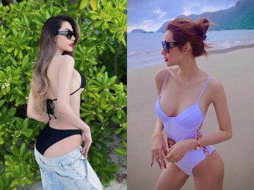 Á hậu dính thị phi khi yêu "người tình" Mỹ Tâm, công khai sửa vòng 1 phục vụ công việc, chăm mặc thiếu vải khoe body