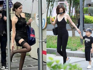 Phát ngượng với bộ đồ "hút chân không" các mẹ trẻ mặc tới trường đưa đón con, có cô trông chẳng khác gì đi "quẩy"