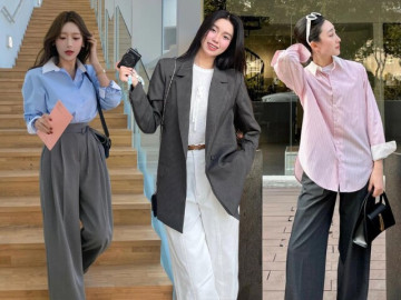 Thời trang - Học ngay 3 công thức mặc đồ màu xám vào mùa Hè, phụ nữ 30+ sẽ không còn bị chê già hay nhạt nhẽo