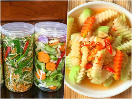 6 món dưa muối chua chua, giòn ngon cực ngon, làm cấp tốc ăn ngày Tết để giải ngán