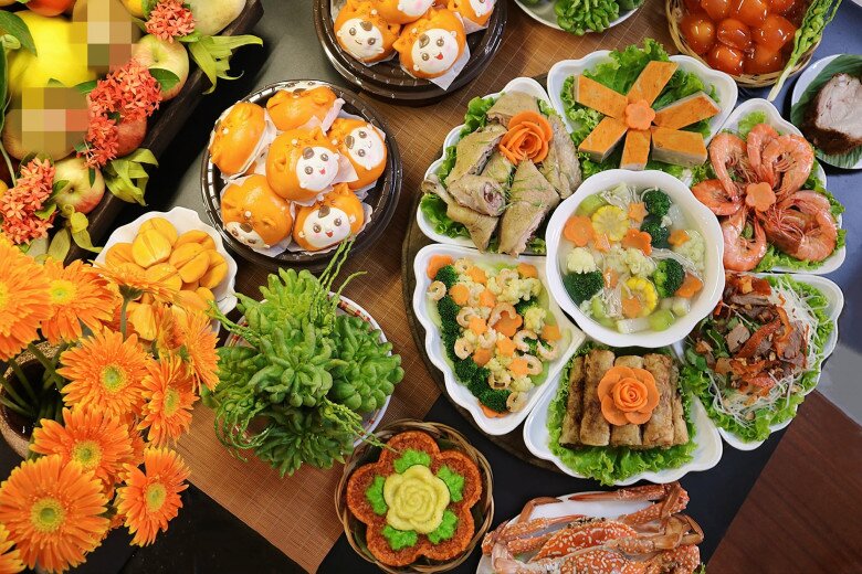 Gợi ý mâm cỗ cúng Tất niên đủ món ngon, hấp dẫn, ấm cúng đẹp không muốn rời mắt - 1
