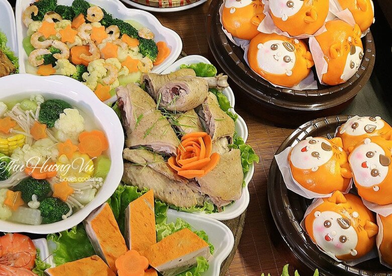 Gợi ý mâm cỗ cúng Tất niên đủ món ngon, hấp dẫn, ấm cúng đẹp không muốn rời mắt - 3
