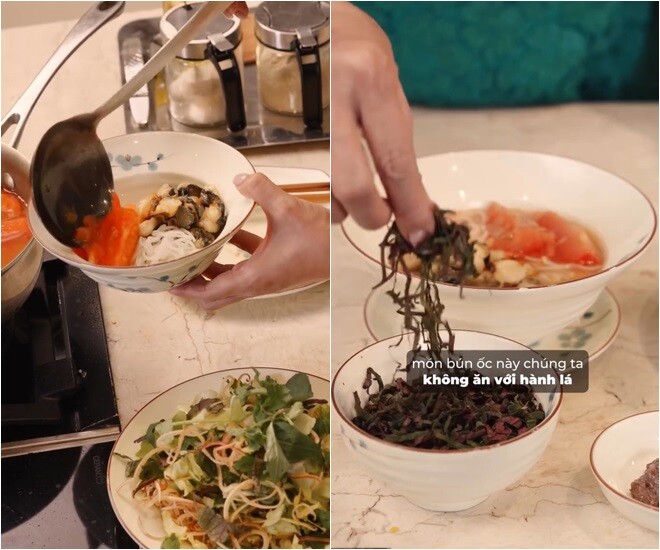 Hoa hậu Hà Kiều Anh làm món đặc sản, Quang Linh và dàn sao Việt xuýt xoa nhưng vợ Bình Minh lại amp;#34;tráchamp;#34; - 14