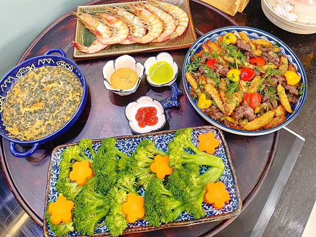 Bữa cơm ngon miệng, hấp dẫn.