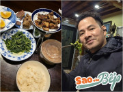 Bếp Eva - NSND Xuân Bắc khoe bữa cơm nguội và nói "không ăn là mình tồi", còn nghi Bi Béo ăn thừa