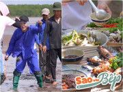Bếp Eva - Trường Giang lội bùn bắt sản vật, cùng "vua nhạc miền Tây" và cô em thân thiết làm loạt món dân dã mà ngon