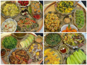 Bếp Eva - 9X khoe 15 mâm cơm nhà cực ngon, ai cũng hỏi "có mệt không", nghe câu trả lời thấy thấm