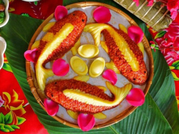 Bếp Eva - Nấu xôi gấc cúng ông Công ông Táo, thêm thứ này của con gà, hạt nếp căng bóng dẻo thơm, màu đỏ đẹp hút tài lộc, may mắn