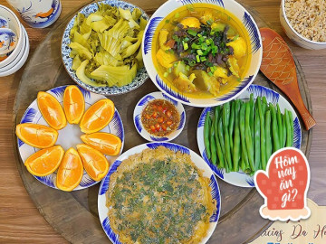 Hôm nay nấu gì: Bữa tối 100.000 đồng dân dã mà trôi cơm