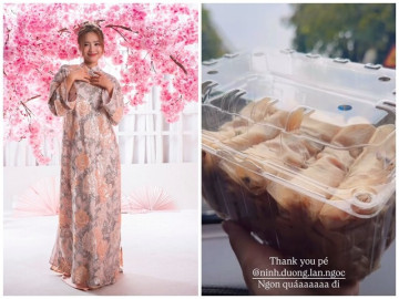 Ninh Dương Lan Ngọc làm chả giò tặng bạn bè showbiz, người vui thì ít người lo thì nhiều