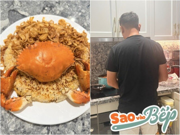 Nữ MC nổi tiếng khoe xôi cua nhà làm chẳng khác gì nhà hàng, hóa ra chồng đại gia cũng khéo không kém