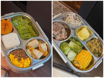 Bếp Eva - Con lớp 4 cân nặng ở mức báo động, mẹ đảm ra tay làm cơm cho con mang đi học, kết quả quá bất ngờ