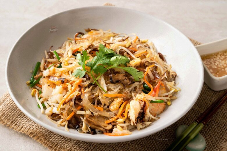 Xào miến hay bị dính bết vào nhau, đầu bếp nhắc nhớ làm 3 mẹo này, miến luôn tơi, ngon ăn rất đã - 3