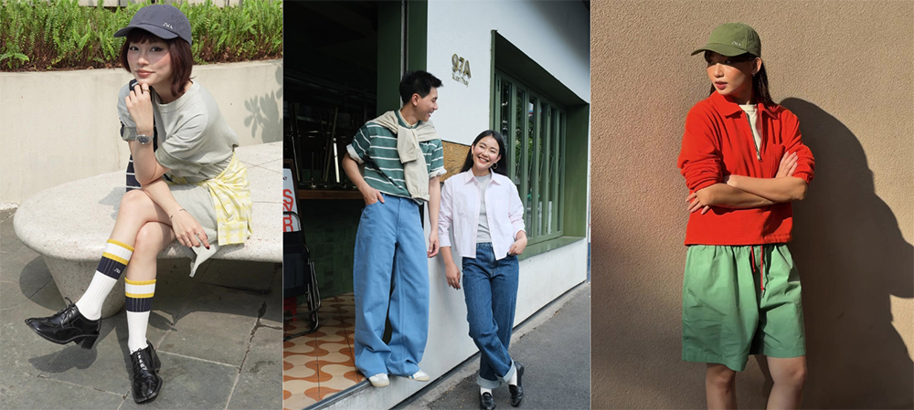 Chỉ với 3 chiếc áo, 3 chiếc quần, cùng một số phụ kiện cơ bản nhưng không thiếu điểm nhấn như mũ lưỡi trai, tất cao cổ, Ngòng Ngọc đã có cho mình 7749 outfit nổi bật, đúng chất Xuân/Hè rực rỡ và tự do.