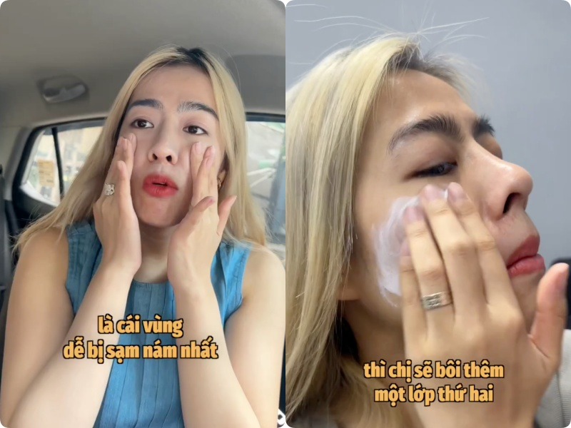 Tuyệt chiêu bôi kem chống nắng “2 lớp” của KOC Quỳnh Như Nguyễn: Tại sao vùng gò má cần được bảo vệ gấp đôi? - 2