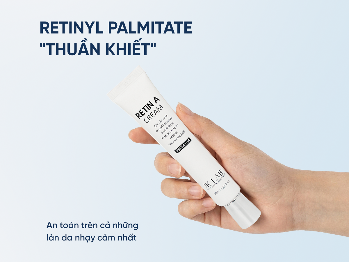 Hoạt chất retinyl dịu nhẹ, an toàn cho da nhạy cảm