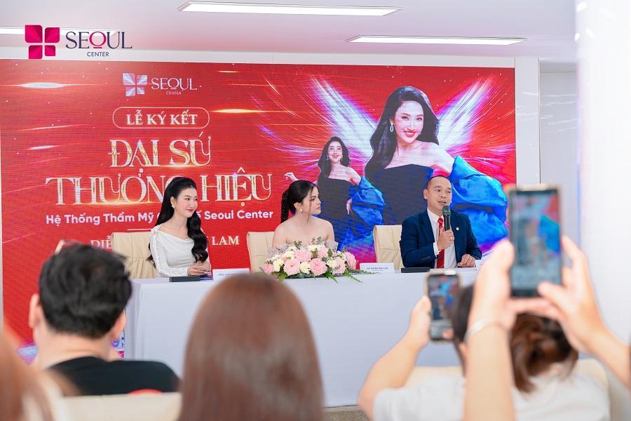 Đại diện Seoul Center - Anh Thái Phan Thanh Bình có đôi lời phát biểu tại buổi lễ