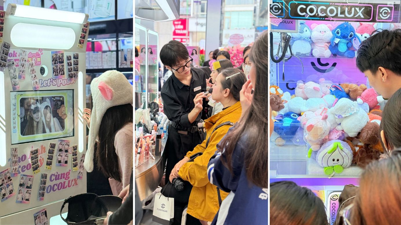 Cocolux tiên phong đưa các trải nghiệm dành cho giới trẻ vào hệ thống bán lẻ