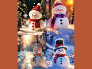 Eva tám - Trắc nghiệm tâm lý: Chọn một người tuyết theo trực giác của bạn