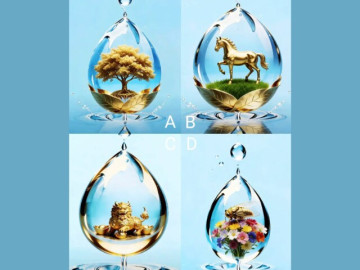 Trắc nghiệm tâm lý: Giọt nước nào thu hút bạn từ cái nhìn đầu tiên?