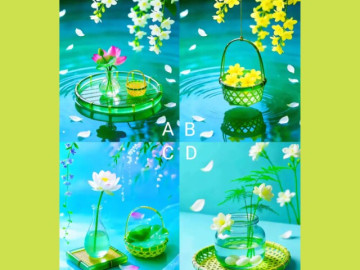 Eva tám - Trắc nghiệm tâm lý: Bức tranh giỏ hoa nào thu hút bạn nhất?