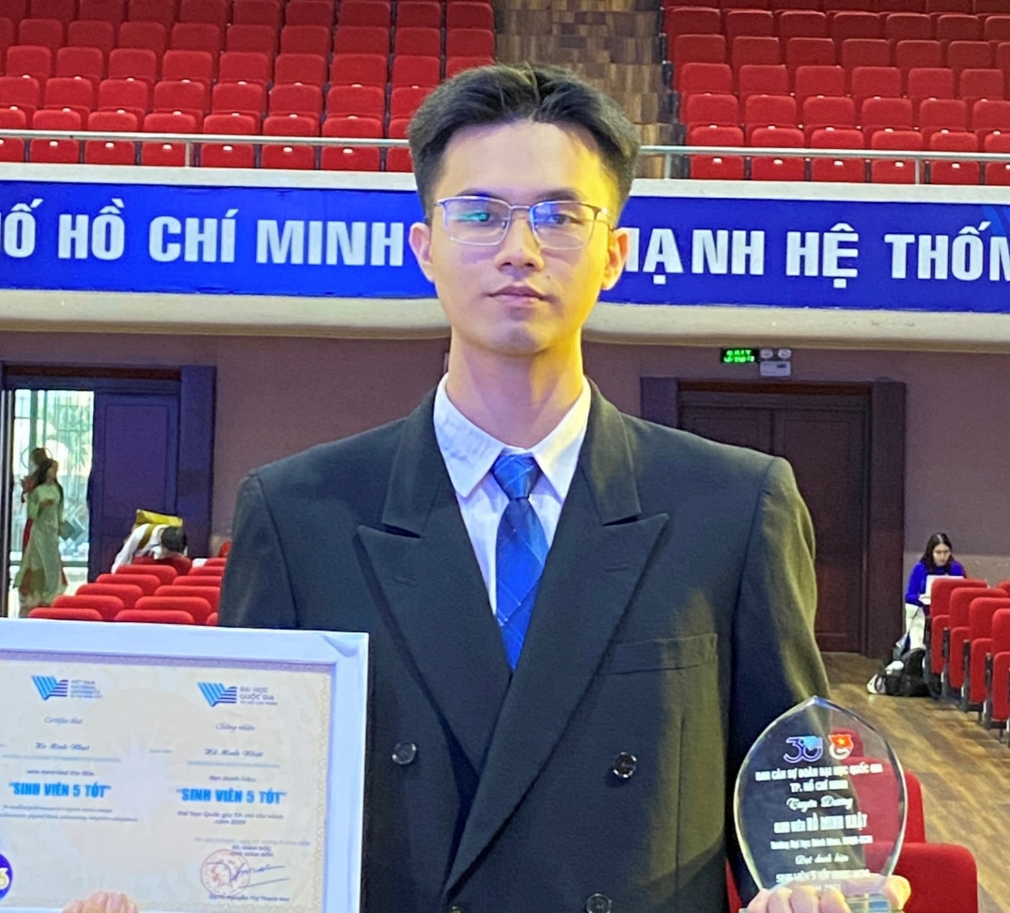 Minh Nhật vừa nhận danh hiệu Sinh viên 5 Tốt các cấp năm 2025