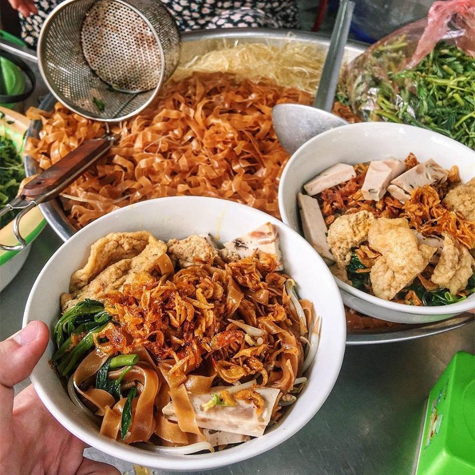 Món bánh đa trộn rất dễ ăn