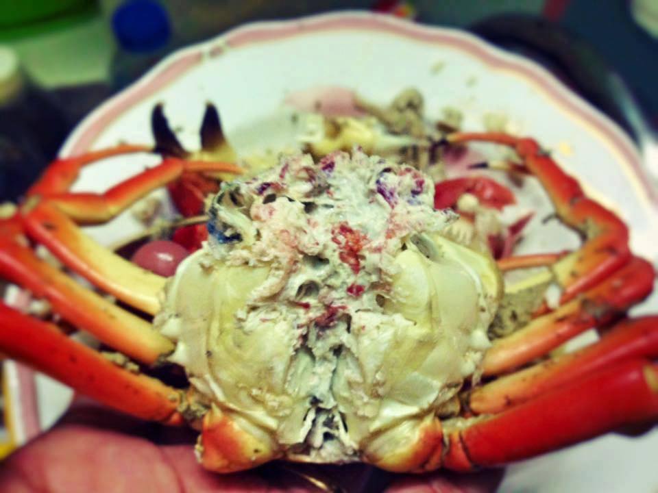 Cua mặt trăng lắm thịt, nhiều gạch, chắc và ngọt