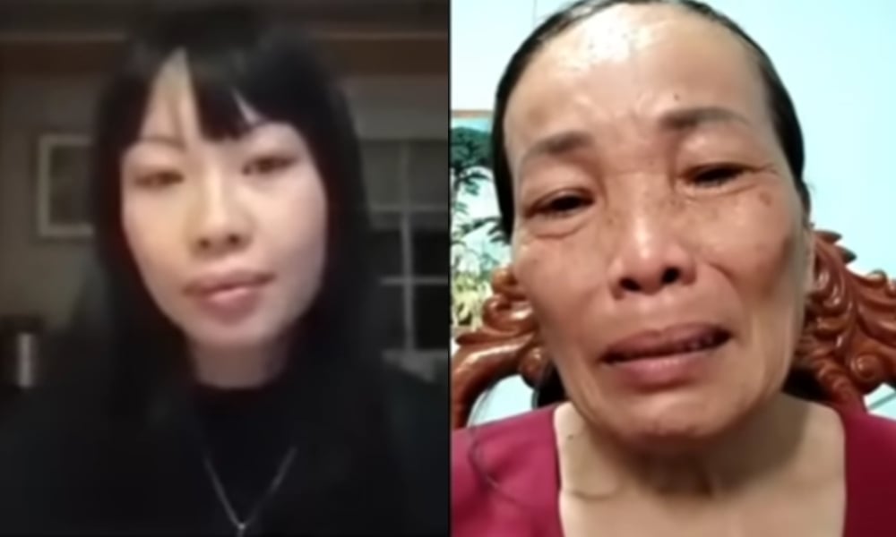 Chị Trang và mẹ ruột là cô Vân đã được gặp nhau