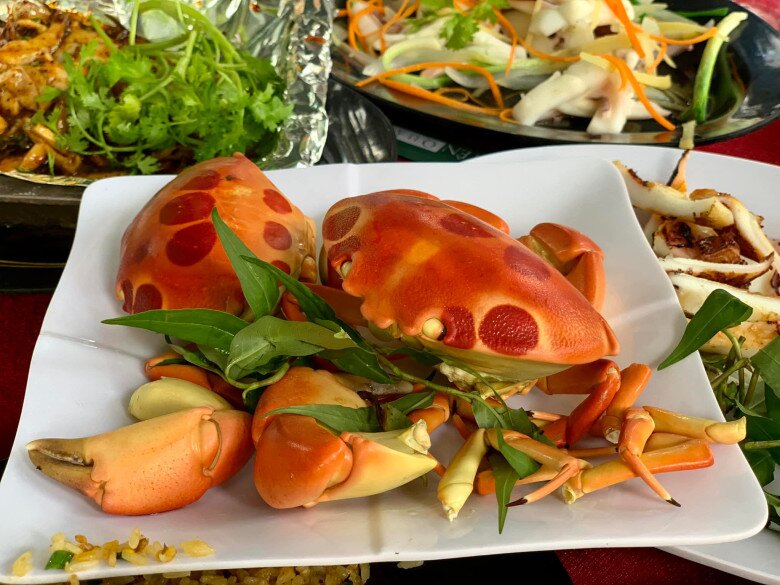 Cua mặt trăng được chế biến thành nhiều món ngon