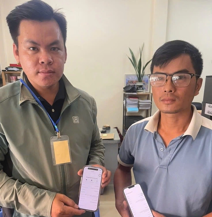 Anh L.M.T chuyển trả tiền cho anh N.M.T.