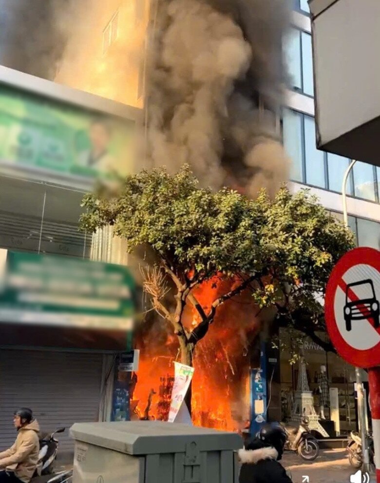 Hiện trường vụ cháy.