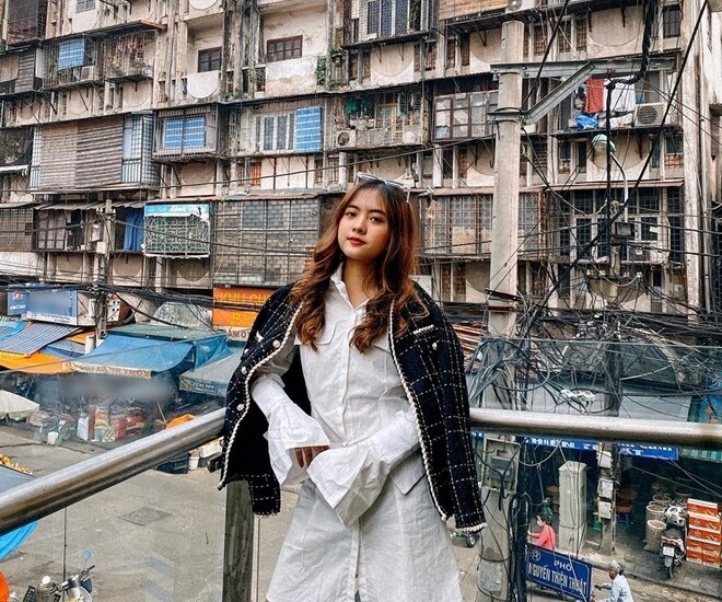 Góc check in siêu phẩm ở chợ Đồng Xuân