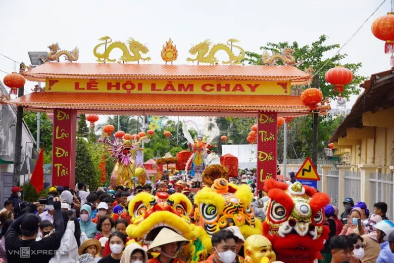 Lễ hội Làm chay. Ảnh: Hoàng Nam