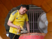 Rộn vang làng trống ngày Tết ở Nghệ An