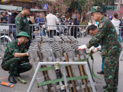 Tin tức - Cận cảnh các trận địa pháo hoa ở Hà Nội trước thời khắc đón Giao thừa