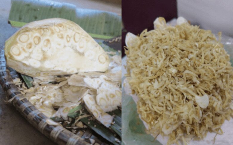 Nhút được làm từ quả mít non, có hương vị khác lạ