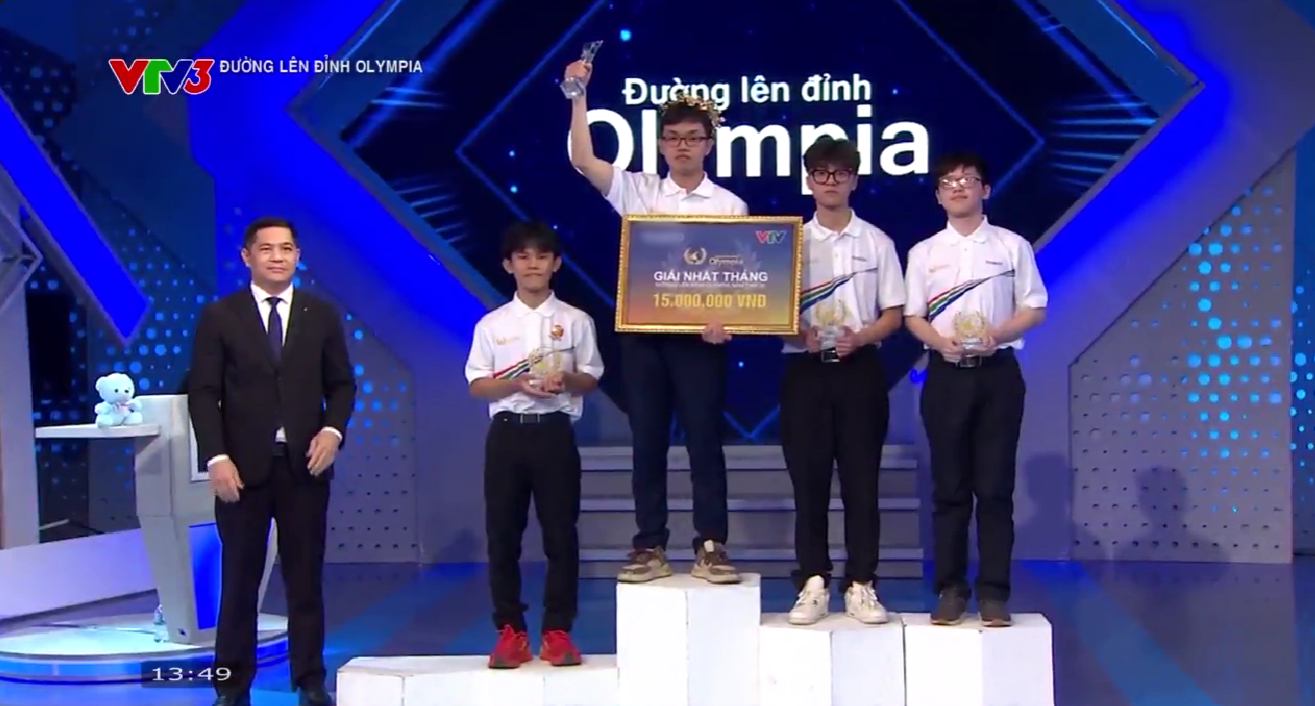 Minh Khôi là người bước tiếp vào cuộc thi quý 2 Olympia 2026