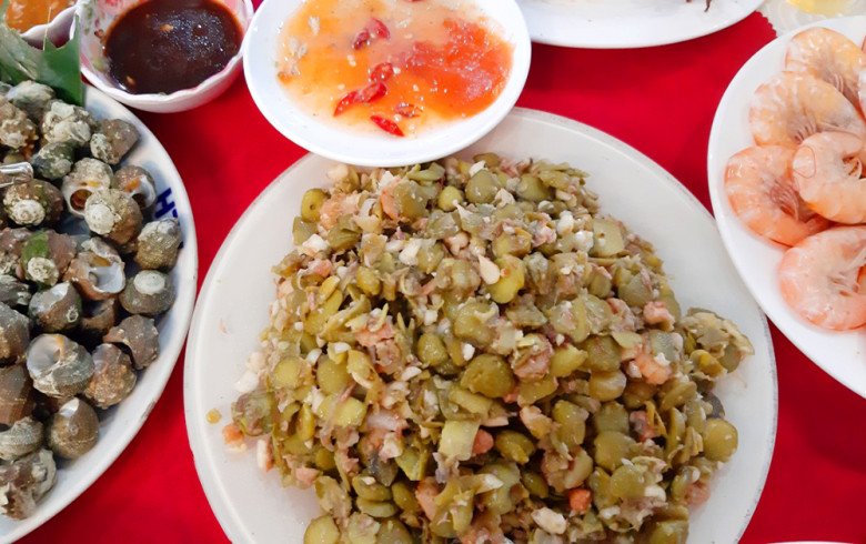 Quả mắm xào tôm ăn cực cuốn